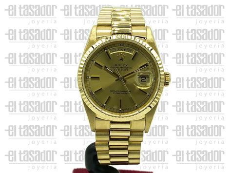 rolex president oro precio